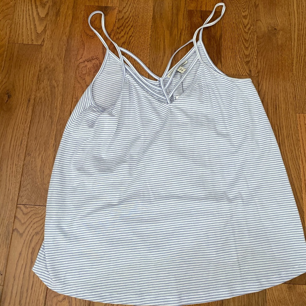 Express striped tank top